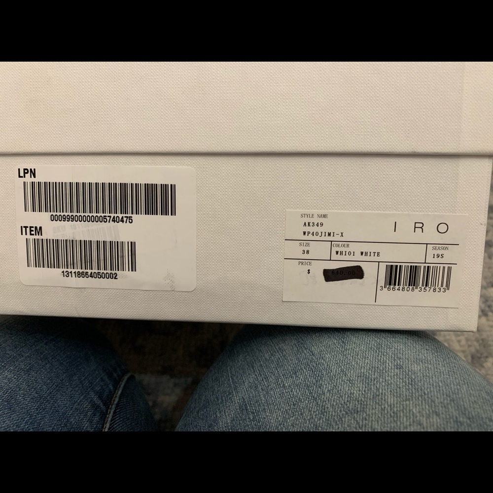SALE 🔥IRO Jimmie - X Leather sneakers - Picture 5 of 6